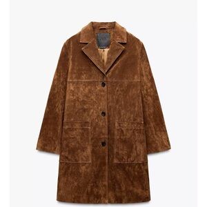 Zara Brown Women’s Suede Jacket